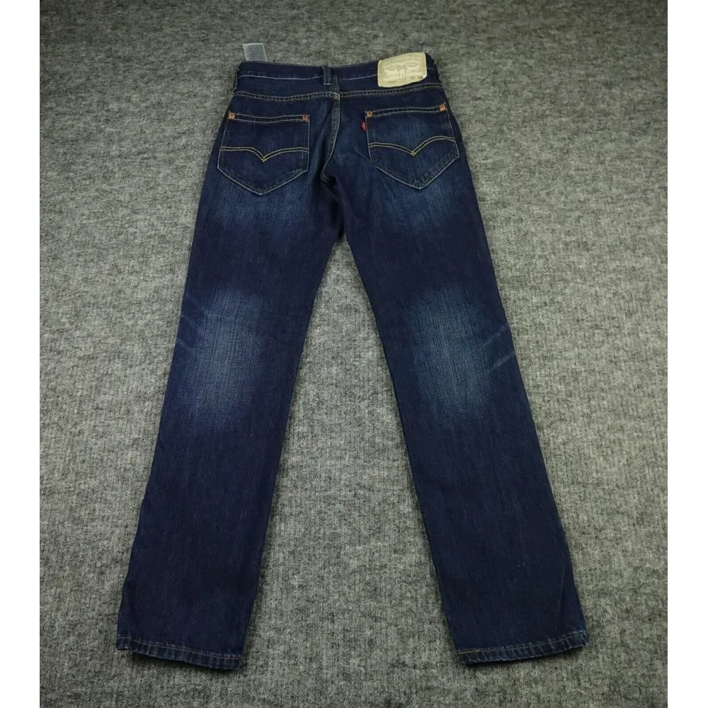 Levis 511 Jeans Mens 30X32 Blue Denim Special‎ Edition 1873 Beige Label Cotton
